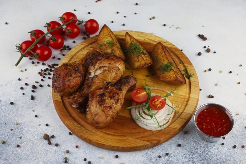Куриные ножки с картофелем