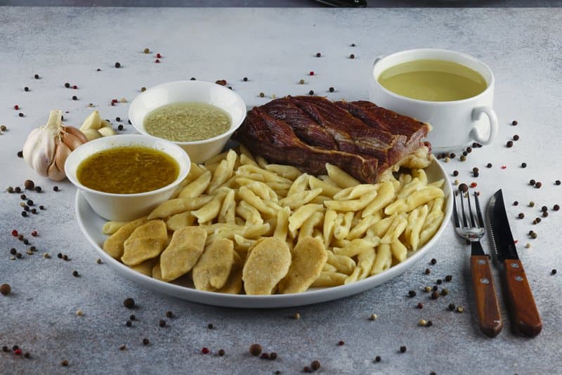 Галнаш с сушёным мясом