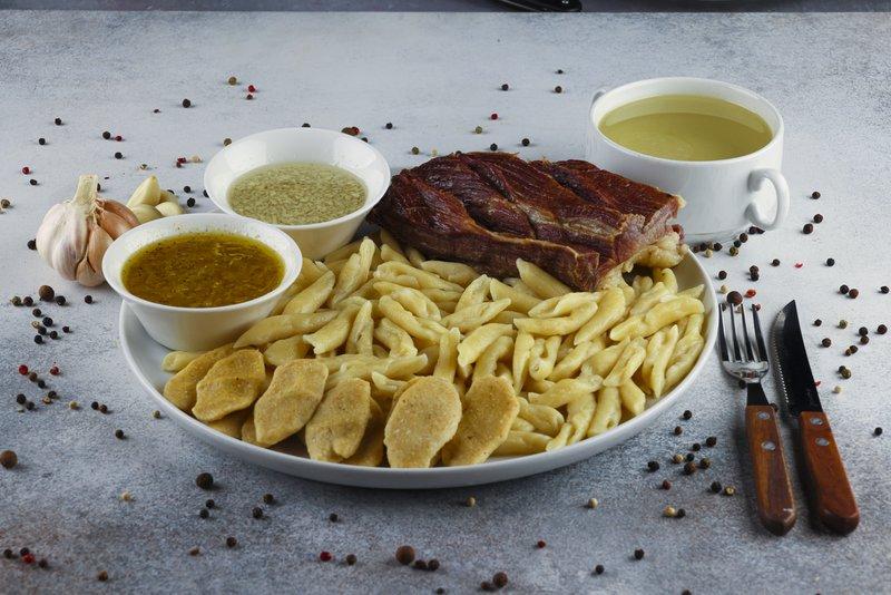 Галнаш с сушёным мясом
